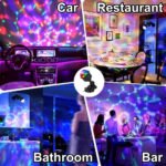 ⁦Lampe d’ambiance LED USB pour voiture avec rotation automatique RGB⁩ - الصورة ⁦8⁩