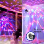 ⁦Lampe d’ambiance LED USB pour voiture avec rotation automatique RGB⁩ - الصورة ⁦6⁩