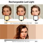 ⁦Kit de Vlogging pour smartphone et appareil photo avec microphone et LED RGB⁩ - الصورة ⁦7⁩