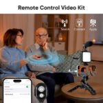 ⁦Kit de Vlogging pour smartphone et appareil photo avec microphone et LED RGB⁩ - الصورة ⁦2⁩
