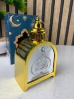 ⁦Lanterne de Ramadan Dorée LED Design Traditionnel avec Silhouette – فانوس مضيء لشهر رمضان⁩ - الصورة ⁦6⁩