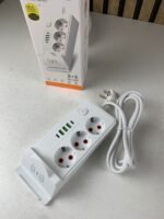 ⁦Multiprise 3 SOCKET 2500W avec USB, Type-C et chargement sans fil – مقبس طاقة وشاحن لاسلكي⁩ - الصورة ⁦3⁩