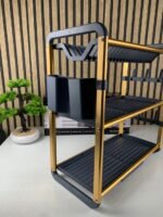 ⁦Egouttoir à Vaisselle en Aluminium de Haute Qualité 3 étages SX-841 – منظم أواني الغسيل⁩ - الصورة ⁦6⁩