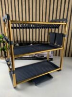 ⁦Egouttoir à Vaisselle en Aluminium de Haute Qualité 3 étages SX-841 – منظم أواني الغسيل⁩ - الصورة ⁦2⁩
