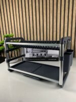 ⁦Egouttoir à Vaisselle en Aluminium de Haute Qualité 2 étages SX-842 – منظم أواني الغسيل⁩ - الصورة ⁦7⁩