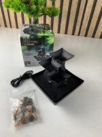 ⁦Fontaine à eau cascade avec éclairage LED pour décoration intérieure et ambiance V4⁩ - الصورة ⁦5⁩