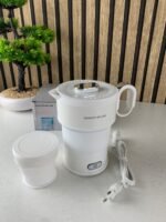 ⁦Bouilloire Électrique Pliable en Silicone Alimentaire avec Gobelet Pliable – غلاية مياه قابلة للطي ومحمولة⁩ - الصورة ⁦7⁩