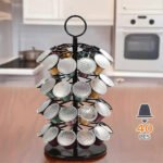 ⁦Support Présentoir de Capsules 40 PCS Rotatif 360 Degrés – حامل كبسولات القهوة⁩ - الصورة ⁦4⁩