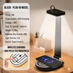 ⁦Lampe de bureau et chargeur de téléphone portable sans fil 15 W – مصباح مكتب وشاحن لاسلكي⁩ - الصورة ⁦2⁩