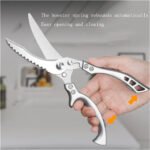 ⁦Ciseaux de cuisine en acier inoxydable avec manche en aluminium – مقص تقطيع اللحوم⁩ - الصورة ⁦5⁩