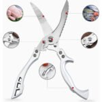 ⁦Ciseaux de cuisine en acier inoxydable avec manche en aluminium – مقص تقطيع اللحوم⁩ - الصورة ⁦4⁩