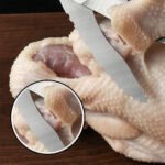 ⁦Ciseaux de cuisine en acier inoxydable avec manche en aluminium – مقص تقطيع اللحوم⁩ - الصورة ⁦8⁩