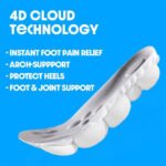 ⁦Semelles Intérieures Orthopédique en Latex Super Doux 4D Cloud Technology⁩ - الصورة ⁦5⁩