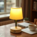 ⁦Lampe de chevet télescopique LED rechargeables lumière chaude – مصباح تيليسكوبي بإضاءة دافئة⁩ - الصورة ⁦3⁩