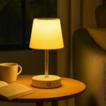 ⁦Lampe de chevet télescopique LED rechargeables lumière chaude – مصباح تيليسكوبي بإضاءة دافئة⁩ - الصورة ⁦5⁩