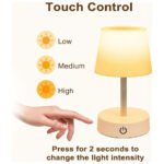 ⁦Lampe de chevet télescopique LED rechargeables lumière chaude – مصباح تيليسكوبي بإضاءة دافئة⁩ - الصورة ⁦2⁩