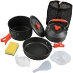 ⁦Ensemble de cuisine portable en alliage d’aluminium pour camping – طقم أدوات الطبخ للتخييم⁩ - الصورة ⁦4⁩