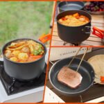 ⁦Ensemble de cuisine portable en alliage d’aluminium pour camping – طقم أدوات الطبخ للتخييم⁩ - الصورة ⁦3⁩