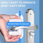 ⁦Serrure Anti-Overture Bloque-portes et Fenêtres pour Enfants 3Pcs⁩ - الصورة ⁦4⁩