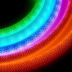 ⁦Bande LED Néon RGB motif réticulaire rond à 360 degrés flexible – شريط إضاءة ملونة⁩ - الصورة ⁦5⁩