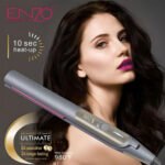 ⁦Lisseur Céramique 980°F Plaque 1.5″ Titane ENZO EN-3827 – مملس شعر إينزو⁩ - الصورة ⁦8⁩