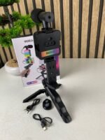 ⁦Kit de Vlogging pour smartphone et appareil photo avec microphone et LED RGB⁩ - الصورة ⁦3⁩