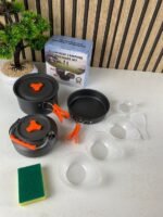 ⁦Ensemble de cuisine portable en alliage d’aluminium pour camping – طقم أدوات الطبخ للتخييم⁩ - الصورة ⁦6⁩