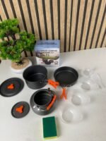 ⁦Ensemble de cuisine portable en alliage d’aluminium pour camping – طقم أدوات الطبخ للتخييم⁩ - الصورة ⁦5⁩