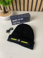⁦Bonnet d’hiver COB Headlight pour camping et randonnée – قبعة شتوية مزودة بمصباح أمامي⁩ - الصورة ⁦5⁩