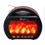 ⁦Haut Parleur Bluetooth sans fil Motif Flamme Style Rétro FP-535 – مكبر صوت بلوتوث⁩ - الصورة ⁦7⁩