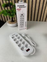 ⁦Rallonge Multiprise 10 Prises et 4 Ports USB Haute Puissance 3250W – مقبس طاقة متعدد المنافذ⁩ - الصورة ⁦3⁩