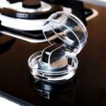 ⁦Pack de 4Pcs protections transparentes universelles pour boutons de cuisinière à gaz – طقم أغطية أزرار موقد الطبخ⁩ - الصورة ⁦8⁩