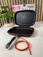⁦Poêle Dessini made in italy grill double face 36cm – مقلاة مزدوجة جودة أصلية⁩ - الصورة ⁦7⁩