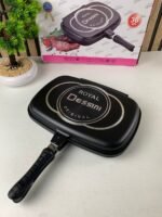 ⁦Poêle Dessini made in italy grill double face 36cm – مقلاة مزدوجة جودة أصلية⁩ - الصورة ⁦4⁩