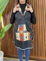 ⁦مئزر مطبخ عالي الجودة وأنيق مستوحى من الثقافة اليابانية⁩ - الصورة ⁦2⁩