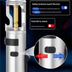 ⁦Briquet électrique Jet Flamme avec verrouillage de sécurité et ouvre bouteille⁩ - الصورة ⁦5⁩