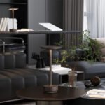 ⁦Lampe de table rechargeable sans fil finition de haute qualité LED 3 couleurs – مصباح ديكور بعدة درجات ضوئية⁩ - الصورة ⁦5⁩