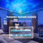 ⁦Projecteur galaxie et étoiles avec télécommande et synchronisation musicale⁩ - الصورة ⁦3⁩