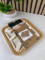 ⁦Panier de rangement pour salle de bain en feutre tissé 4 compartiments – سلة تنظيم الأغراض في الحمام⁩ - الصورة ⁦3⁩