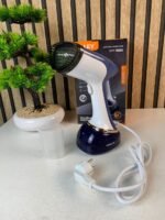 ⁦Défroisseur vapeur HALEY HY-326 1600 W chauffe rapide en 20 secondes portable et à main – مكواة ملابس محمولة⁩ - الصورة ⁦6⁩