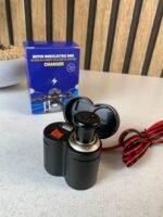 ⁦Chargeur USB 12 V pour guidon de moto avec prise allume-cig–are – مقبس طاقة لدرجات النارية⁩ - الصورة ⁦3⁩