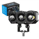 ⁦Projecteur Universel LED à 3 lentilles Pour Vélo et Moto⁩ - الصورة ⁦6⁩