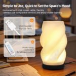 ⁦Lampe de chevet et vase lumineux avec 3 couleurs et 9 niveaux de luminosité réglables – مصباح ديكور داخلي⁩ - الصورة ⁦2⁩