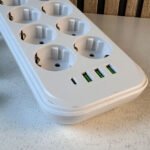 ⁦Rallonge Multiprise 10 Prises et 4 Ports USB Haute Puissance 3250W – مقبس طاقة متعدد المنافذ⁩ - الصورة ⁦5⁩