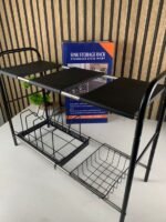 ⁦Organisateur Sous Évier Extensible de Cuisine 2 Niveaux Réglable – منظم أغراض في المطبخ⁩ - الصورة ⁦2⁩