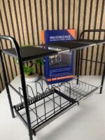 ⁦Organisateur Sous Évier Extensible de Cuisine 2 Niveaux Réglable – منظم أغراض في المطبخ⁩ - الصورة ⁦4⁩