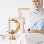 ⁦Lampe de table LED en forme de lune décoration Ramadan – مصباح ديكور رمضان⁩ - الصورة ⁦9⁩