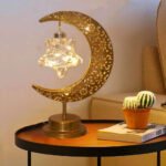 ⁦Lampe de table LED en forme de lune décoration Ramadan – مصباح ديكور رمضان⁩ - الصورة ⁦6⁩