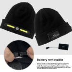 ⁦Bonnet d’hiver COB Headlight pour camping et randonnée – قبعة شتوية مزودة بمصباح أمامي⁩ - الصورة ⁦2⁩
