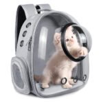 Sac à dos de transport pour chat avec design ventilé – محفظة ظهر للحيوانات الأليفة